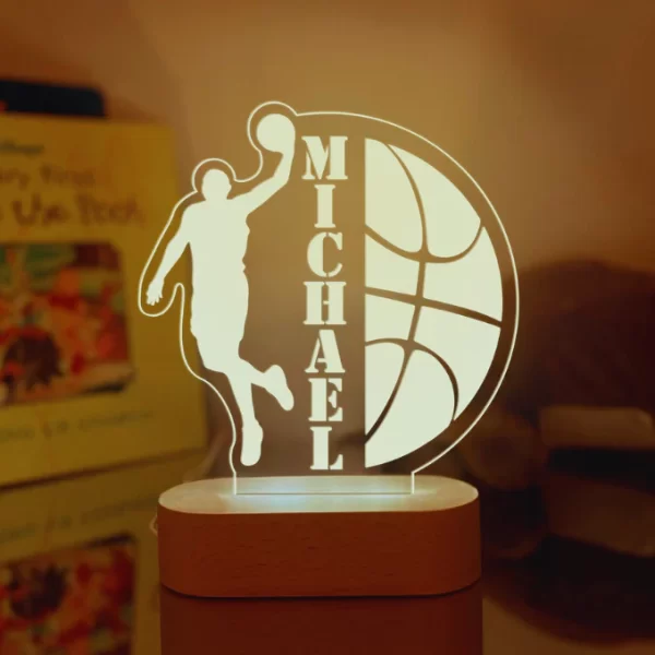 Personalized Sportsmen Night Light For Boys