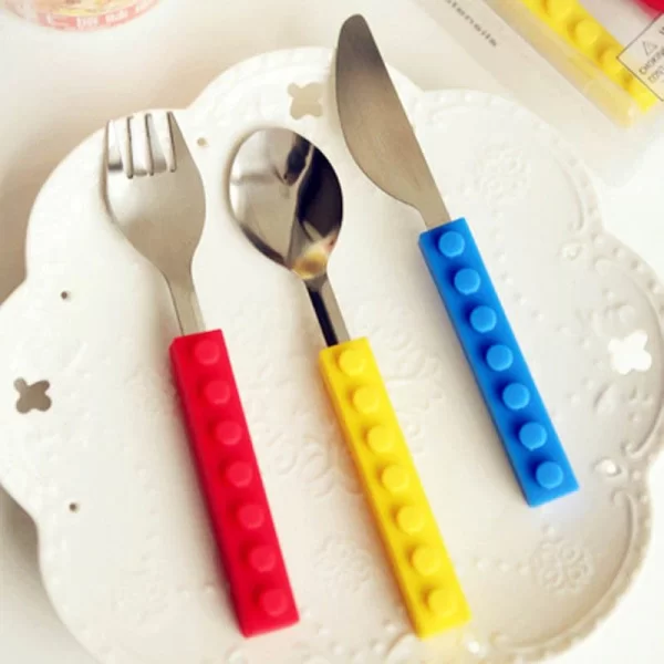 3pcs Children Dinner Tableware Set